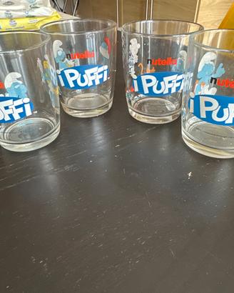 4 bicchieri da Collezione Nutella - vintage
