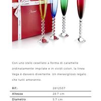 Baccarat Vega flutissimo set da 6