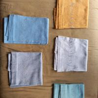 5 asciugamani con i giorni in puro cotone anni 60 