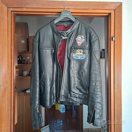 giubbotto in pelle da moto