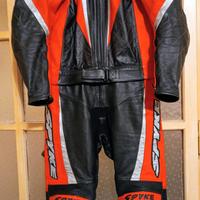 Tuta in pelle moto divisibile Spyke taglia 54 