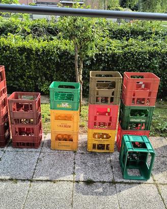 Cassette acqua vino plastica bottiglie