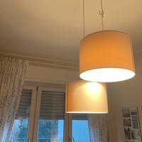 Lampadario in tessuto