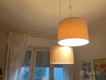 Lampadario in tessuto