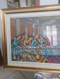 quadro fatto a mano punto croce 