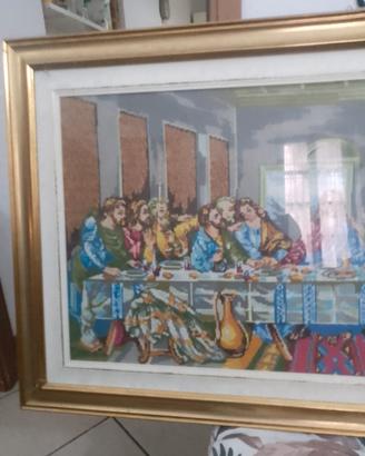 quadro fatto a mano punto croce 