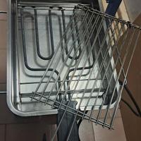 Griglia con vassoio inox elettrica 