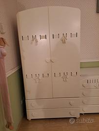 Elegante Armadio Cameretta Bambini (marca Nanan)