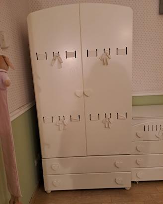 Elegante Armadio Cameretta Bambini (marca Nanan)