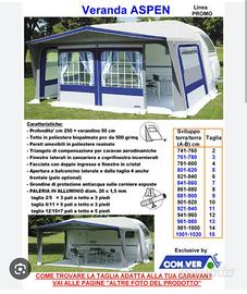 veranda per roulotte 