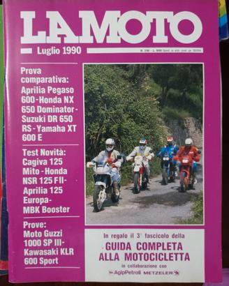 rivista LA MOTO numero 7 anno 1990