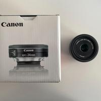 Canon EFS 24 mm f/2.8 STM obiettivo pancake