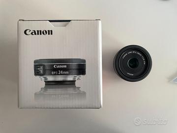 Canon EFS 24 mm f/2.8 STM obiettivo pancake