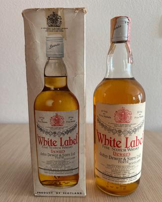 Bottiglia da collezione - White Label Dewar’s