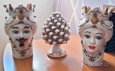 Teste di moro h 20 Caltagirone