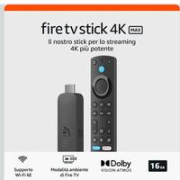 Fire TV Stick 4k max garanzia amazon