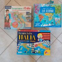 Puzzle Italia e mondo