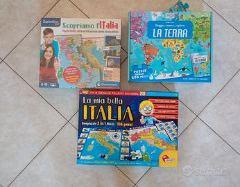 Puzzle Italia e mondo