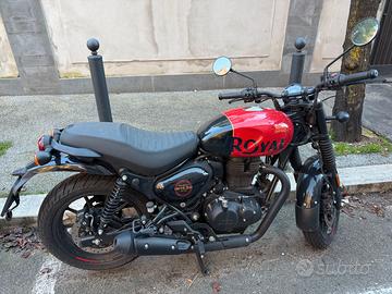 Royal Enfield Hntr 350  Rebel Red