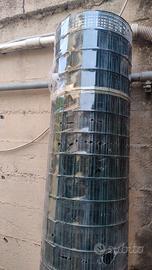 Rete recinzione 25m h 200 5x7cm plastificata verde