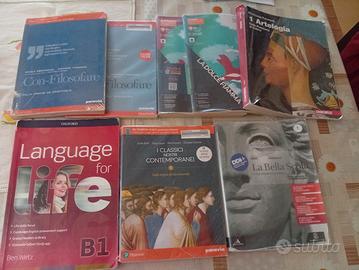 libri liceo/ scuola superiore 