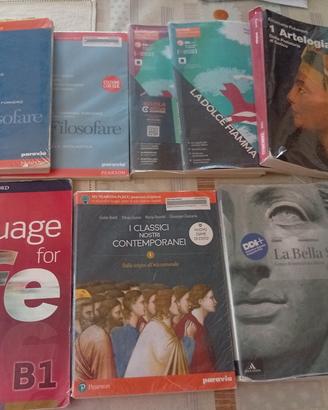 libri liceo/ scuola superiore 