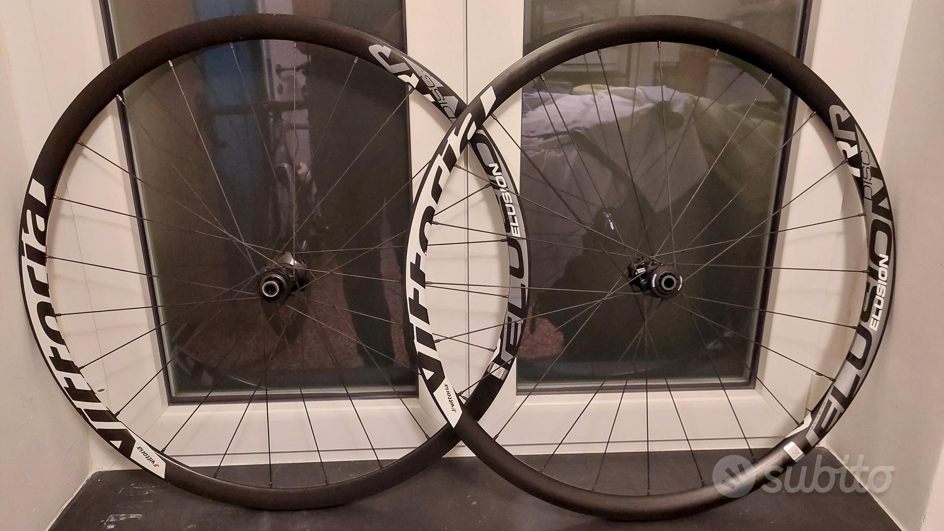 Ruote da corsa Vittoria Elusion Disc Alu Biciclette In vendita a