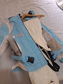 tuta da neve salopetta e giubbino