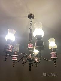 Lampadario Vintage e Tavolo da Stiro Vintage