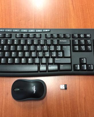 Combo LOGITECH Tastiera + Mouse Wireless