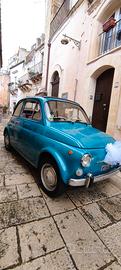 Fiat 500 f del 1969 con gancio di traino
