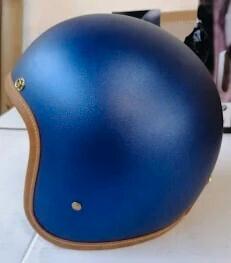 CASCO MOTO BMW BOWLER BLU OPACO TG L (59)