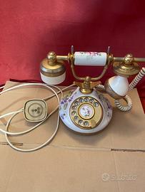 Telefono vintage Telcer- placcato in oro 18K