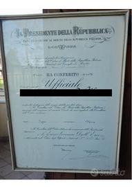 2 vecchie onorificenze