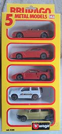 Burago cod. 4300 1/43 5 modellini