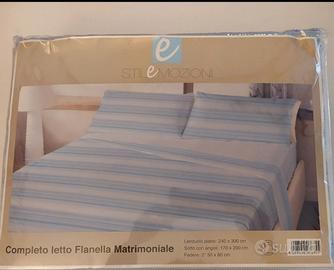 lenzuola matrimoniali flanella 