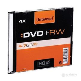 DVD+RW Slim Riscrivibile Intenso (10PZ) NUOVI