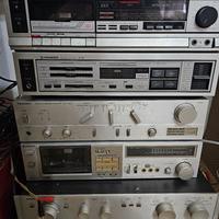 impianto stereo vintage anni 80