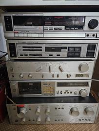 impianto stereo vintage anni 80