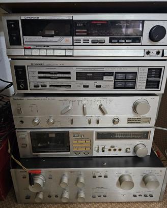 impianto stereo vintage anni 80