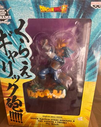Action figure Trunks SSJ e Vegeta SSJ blue