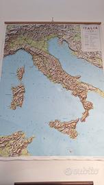 cartina italia 3D