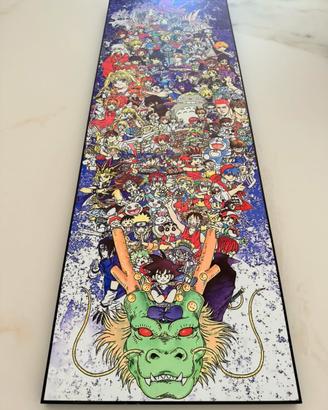 Pannello in legno Anime Manga 50x17 cm