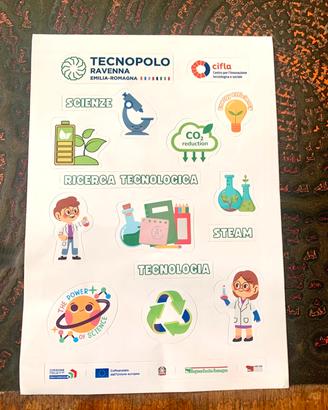 Stickers scienza e tecnologia nuovi