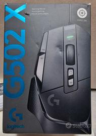 Logitech mouse G G502 X gaming cablato