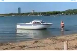 Barca pilotina  no motore