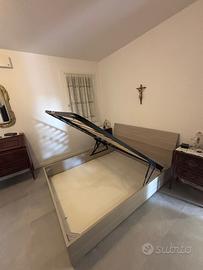 Letto matrimoniale contenitore