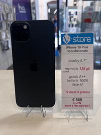 iPhone 15 plus 128 gb ricondizionato 