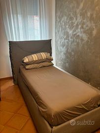 Letto Singolo con Contenitore + Materasso