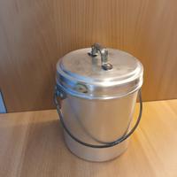 Gavetta militare vintage in alluminio